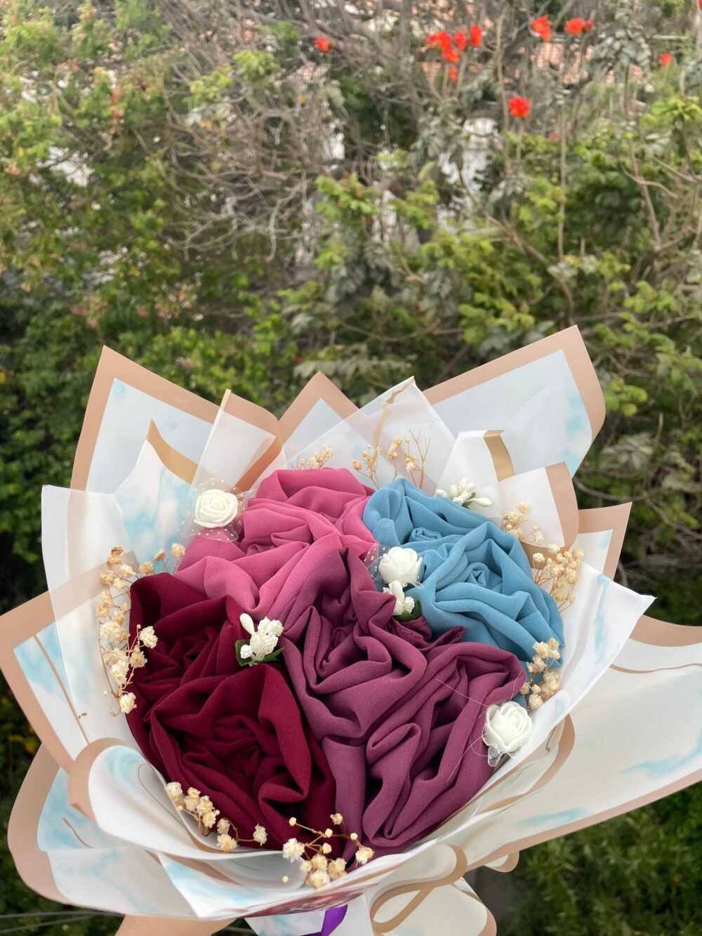 Four Piece Hijab Bouquet