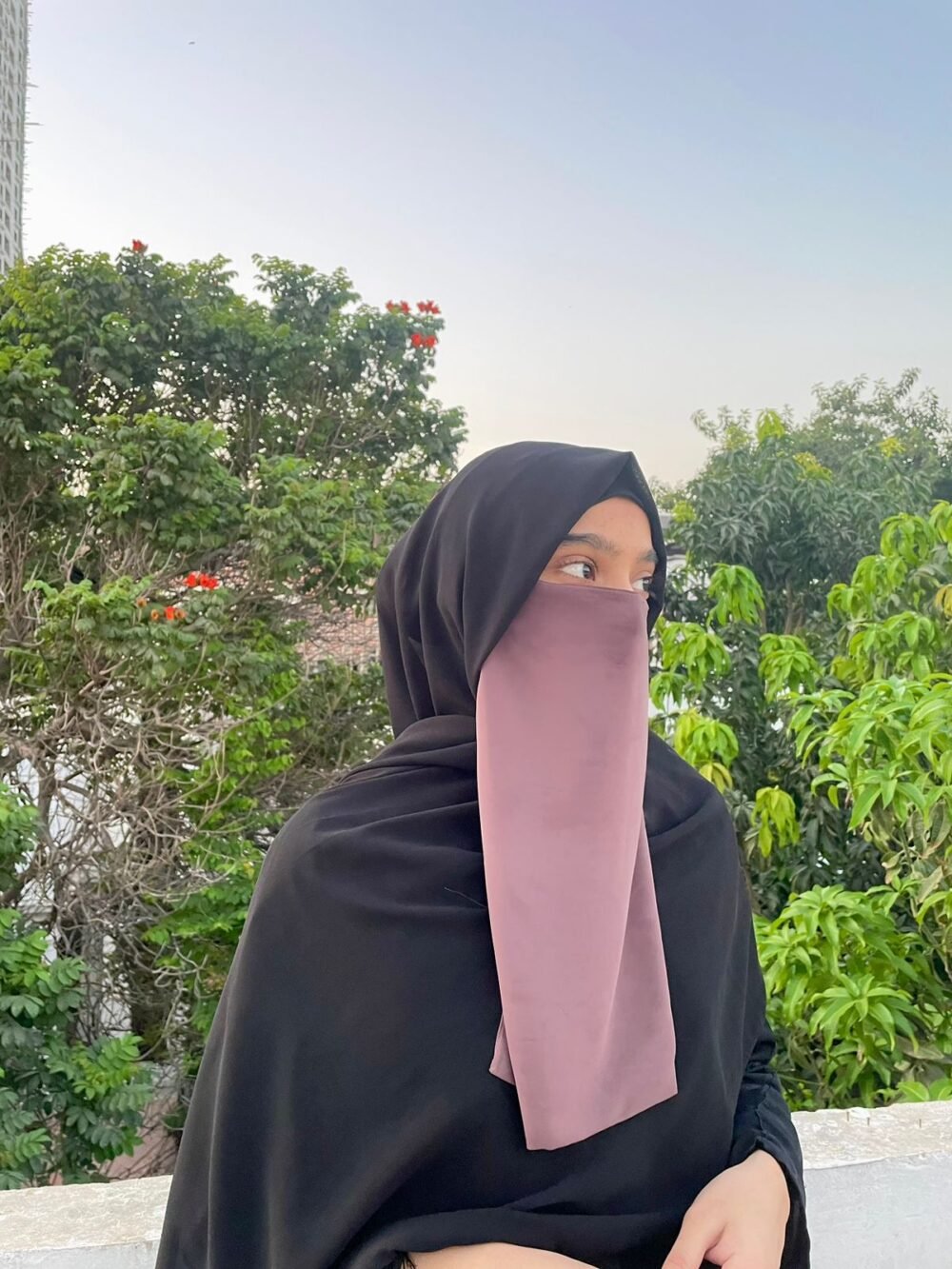 Pearl Dusk-Half Niqab