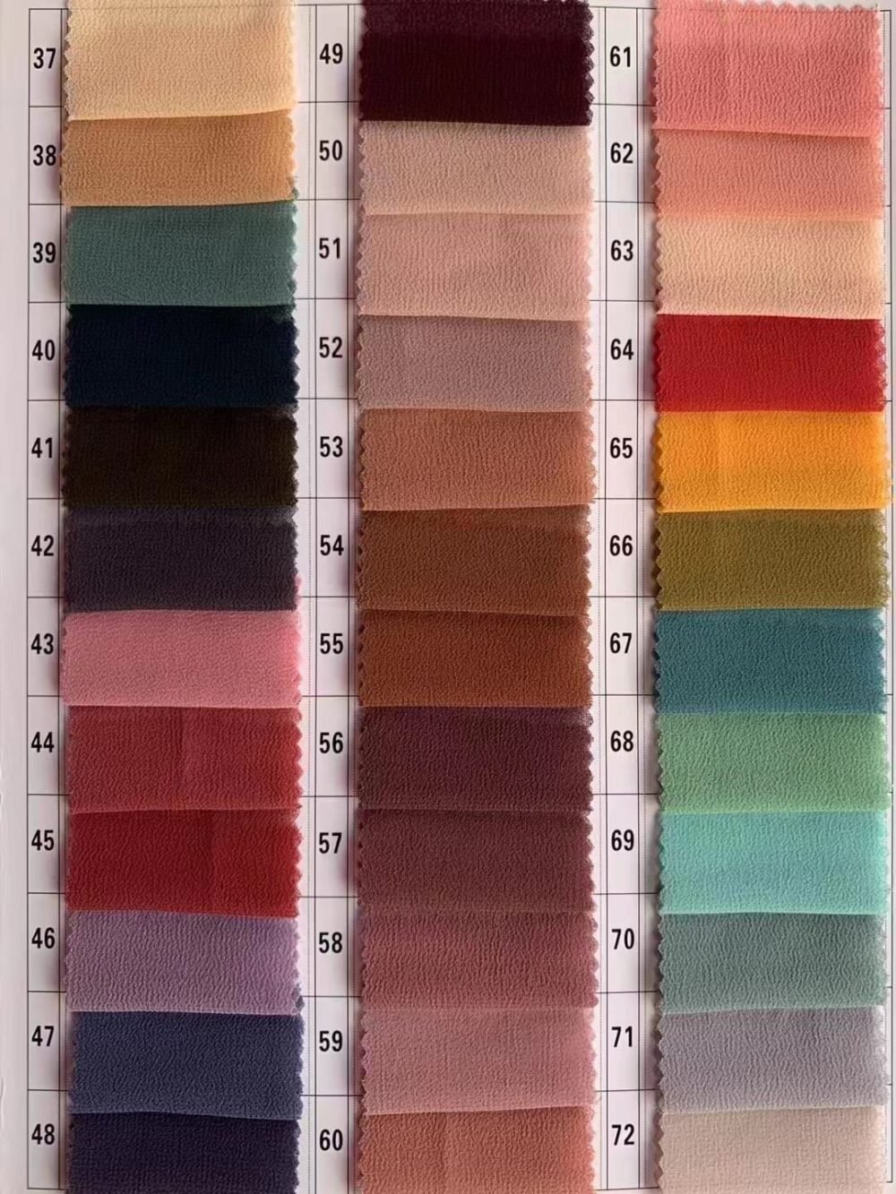 Chiffon Scarf 160 Colors