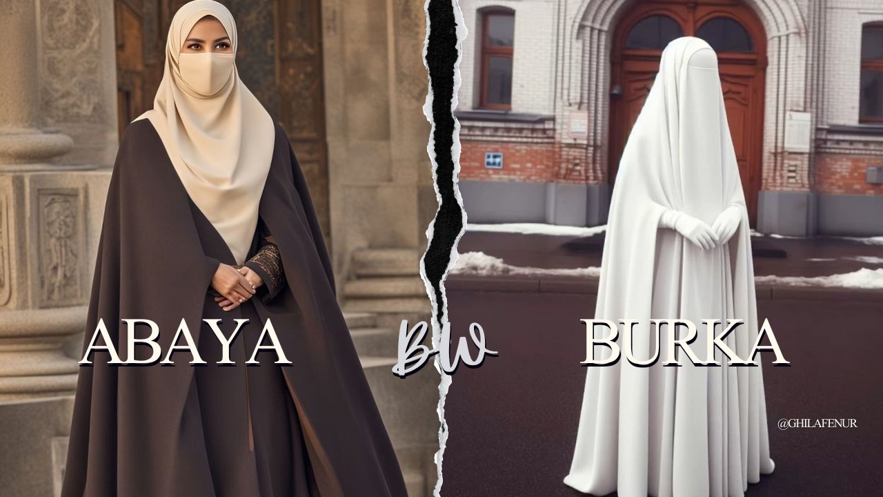 difference between an abaya and burka