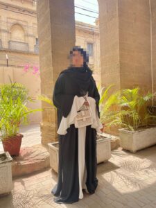 Black Abaya with Hijab