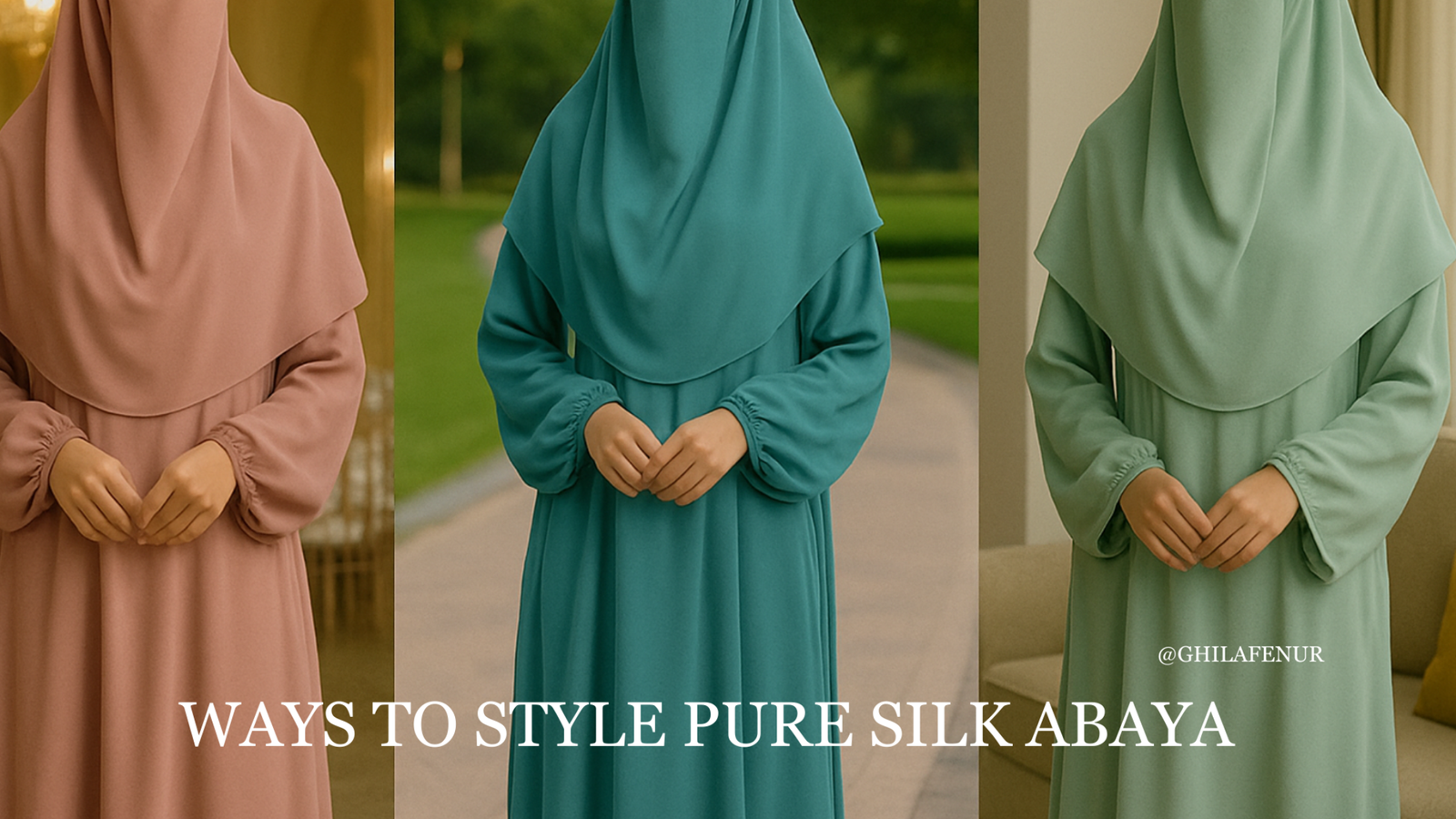 Pure Silk Abaya Trends