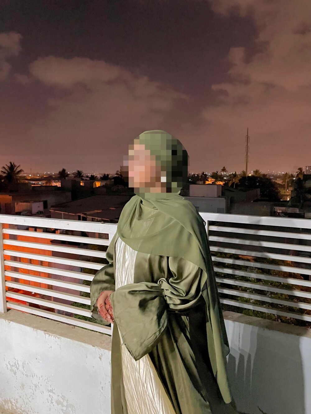 Modest Open Abaya