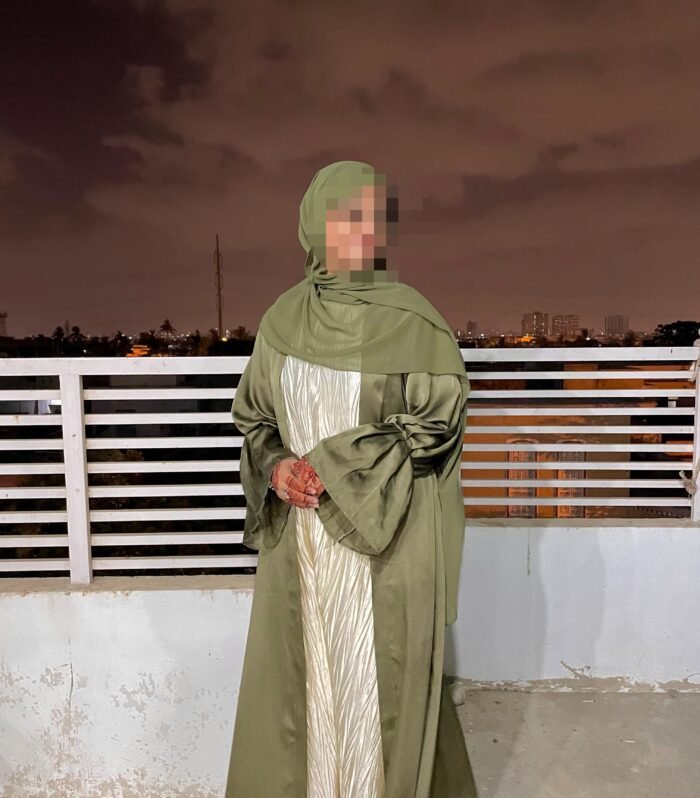 Khizra - Sage Green Abaya